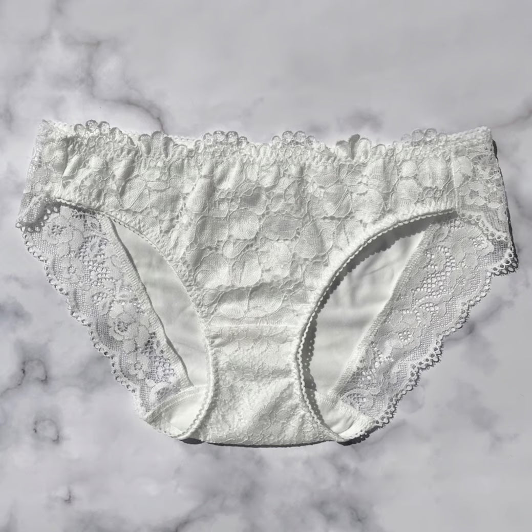 Peony White Bikini