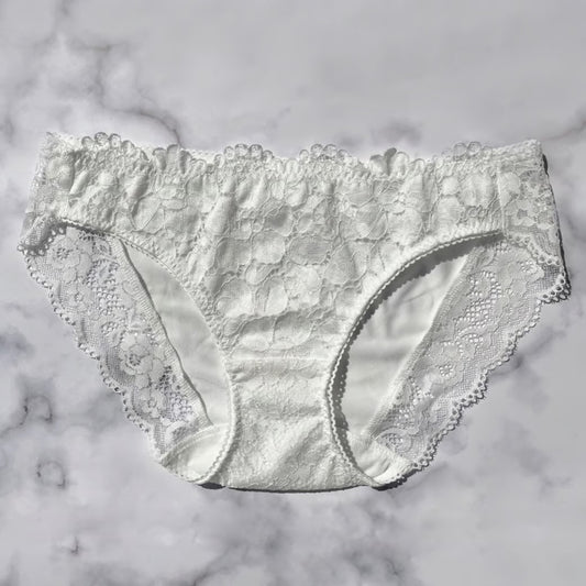 Peony White Bikini