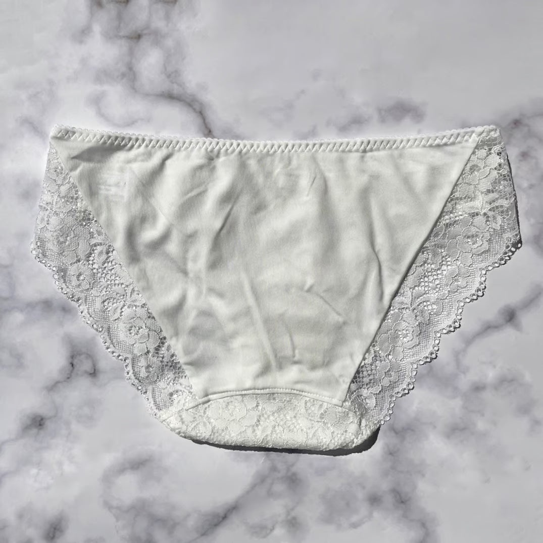 Peony White Bikini