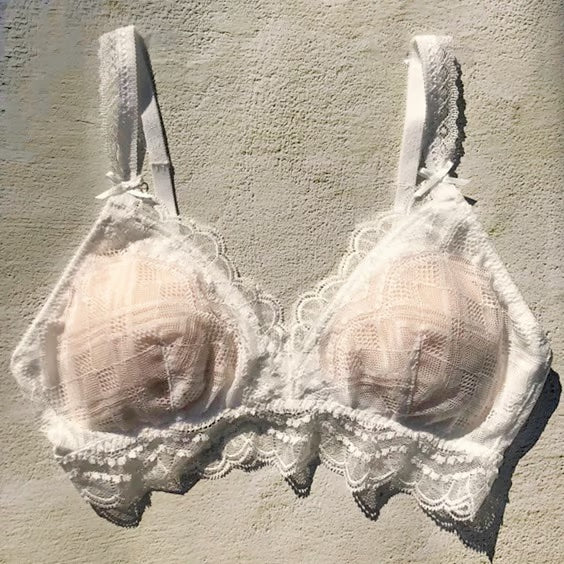 SALE Love White Bralette