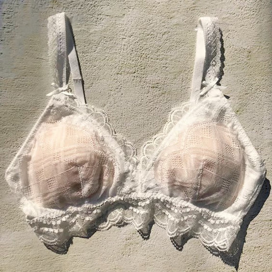 SALE Love White Bralette