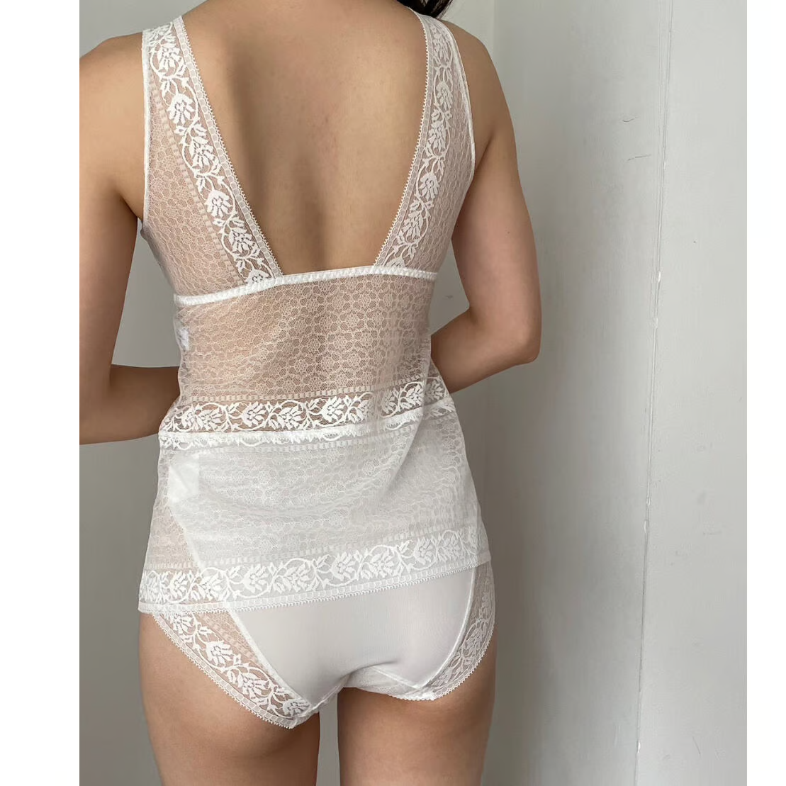 SALE Freesia White All Lace BraCamisole