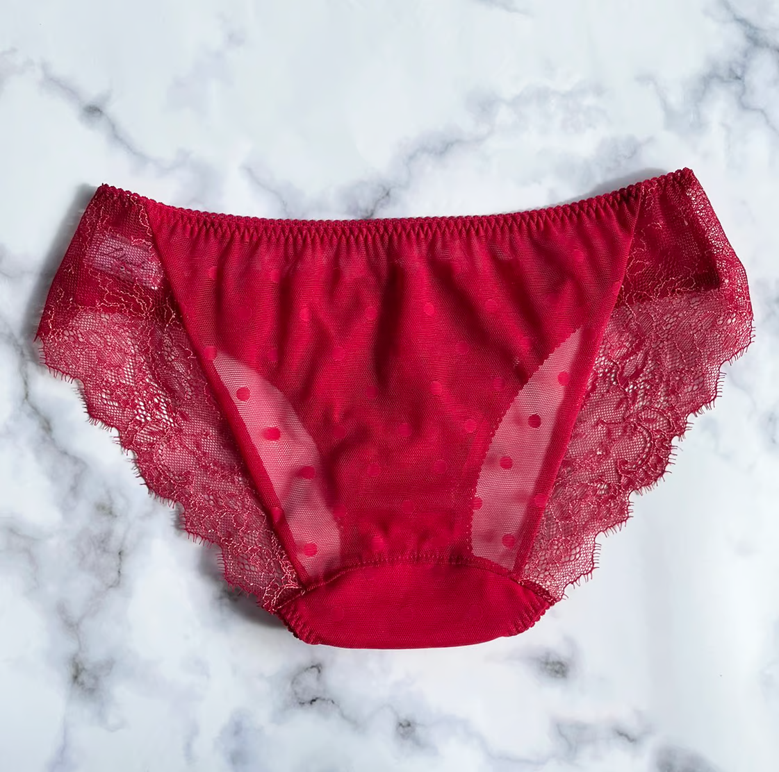 Polka Dot Berry Red Bikini