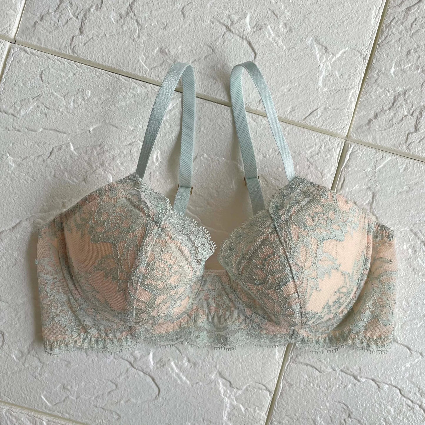 Lilac Mint Blue Underwire Bra