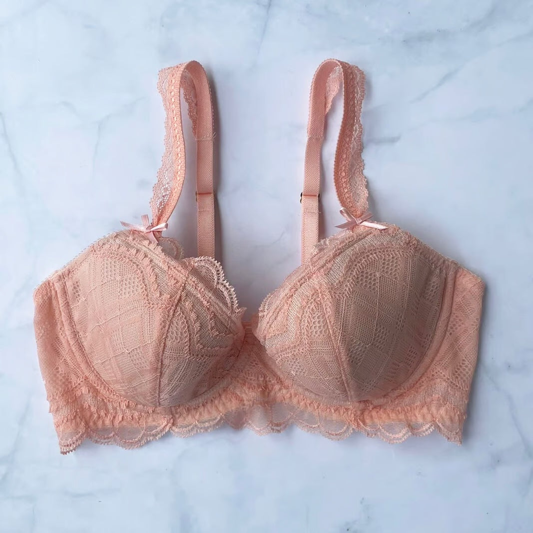 SALE Love Coral Pink UnderwireBra