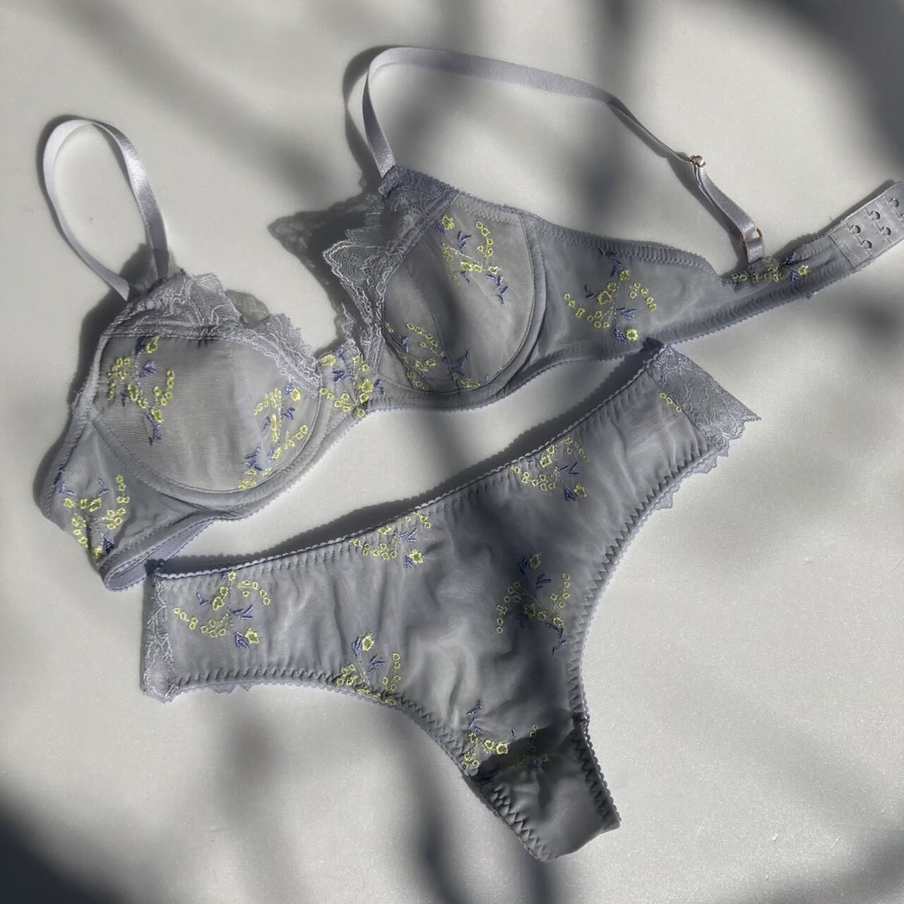 SALE Dream Garden Blue Underwire Bra