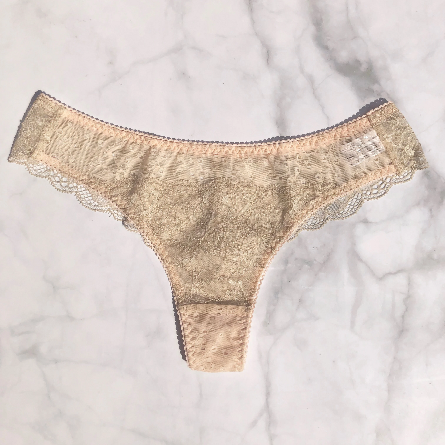 Jasmine Pink Beige Thong