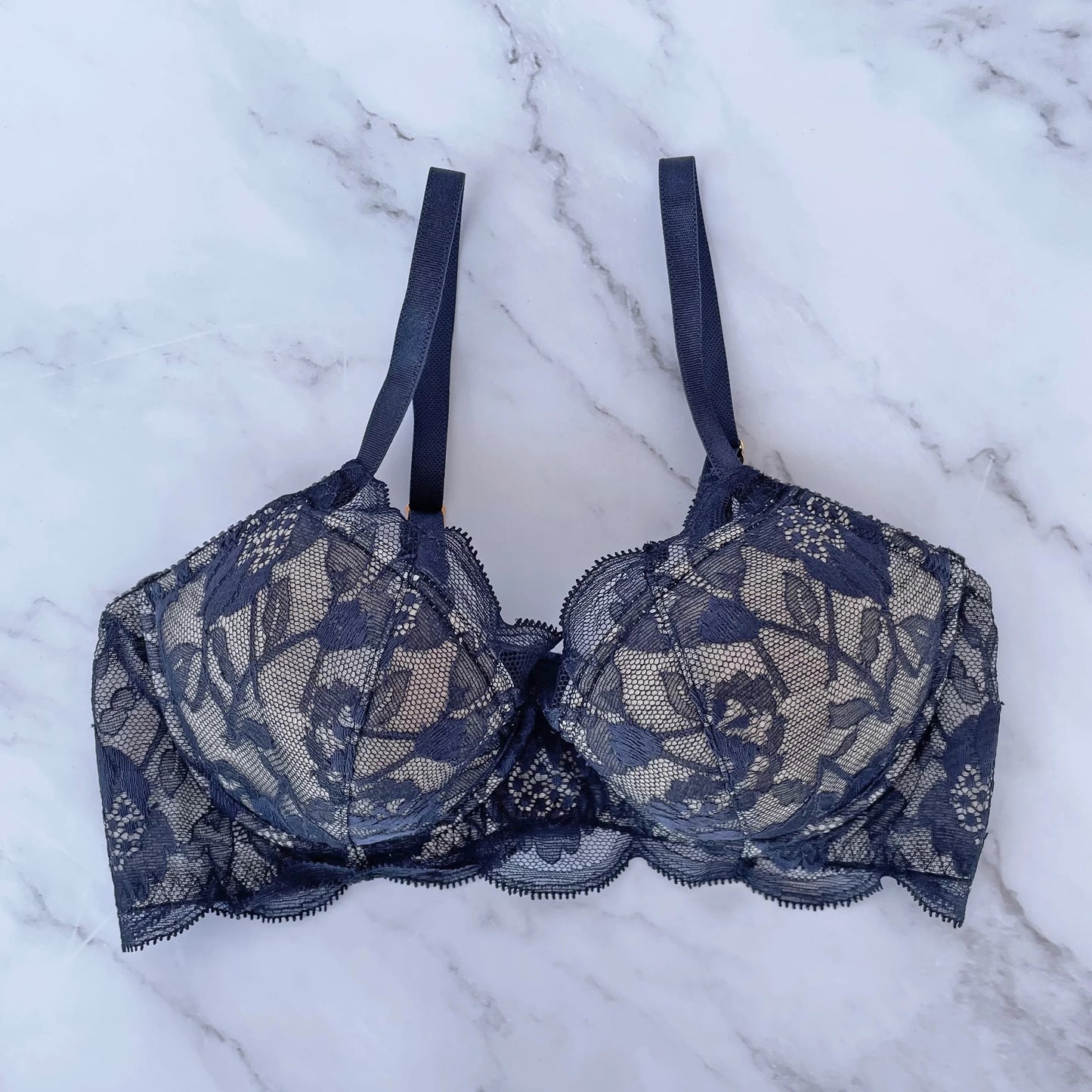 Protea Underwire Bra｜Navy