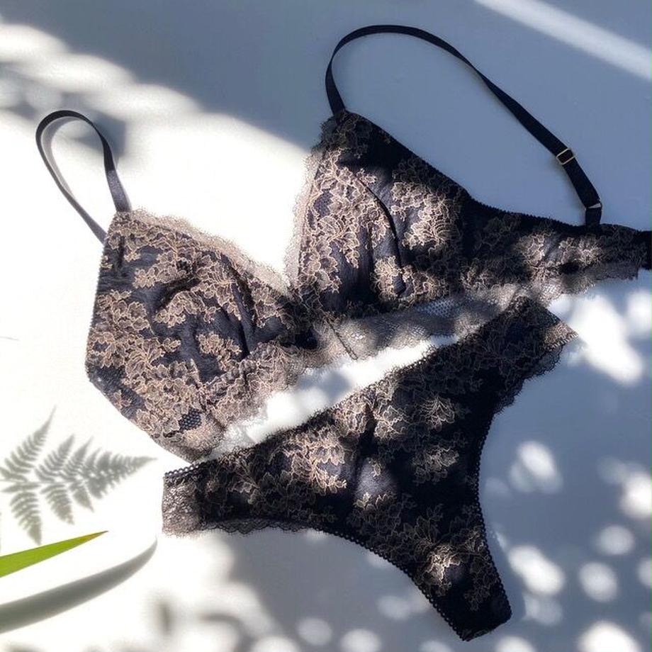 SALE Poppy Navy Bralette